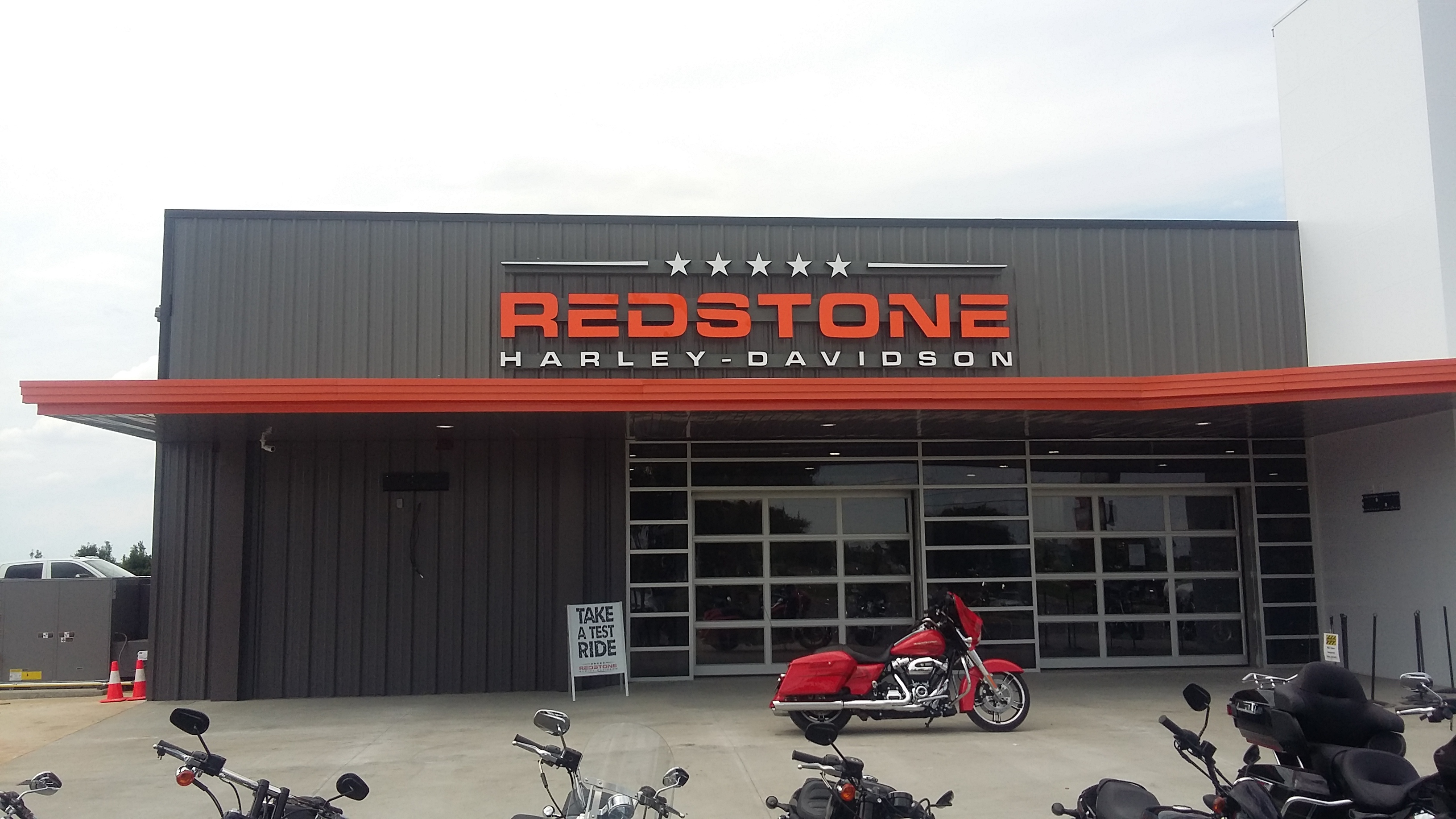 redstone harley, commercial metal roof