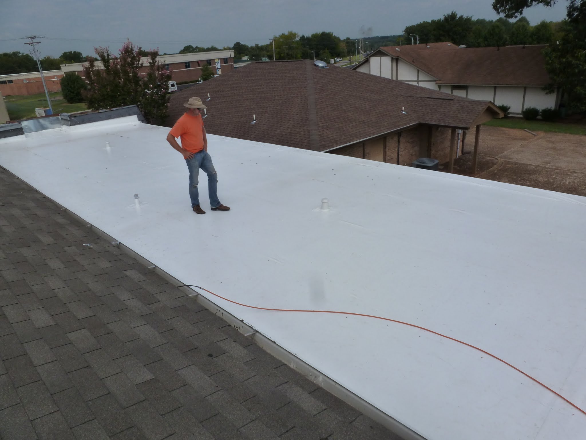 flat roof coating